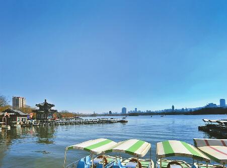 濟南好空氣已持續“直播”4天 純優藍天近3年來僅13個